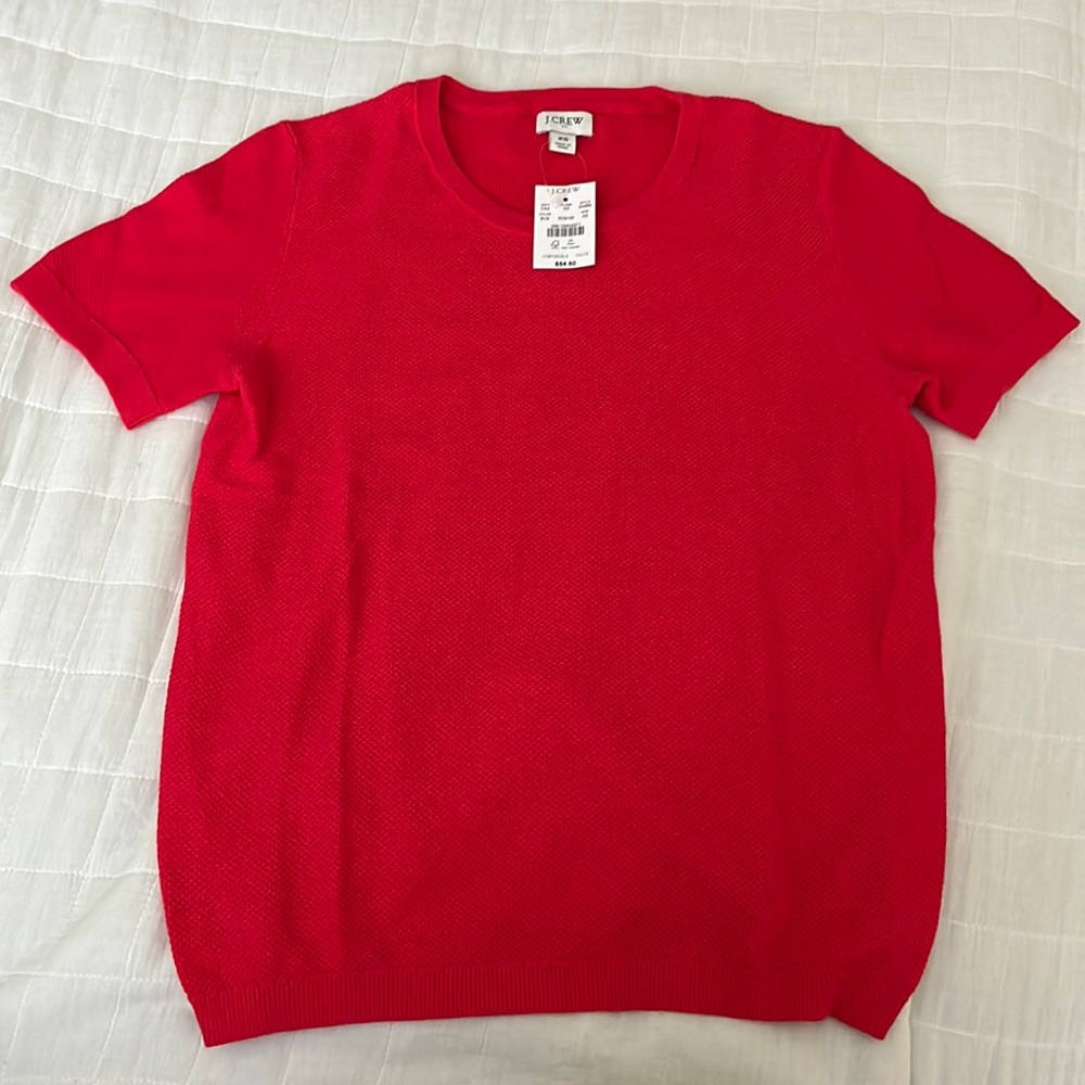 J. Crew Orange Sweater Top Size XS